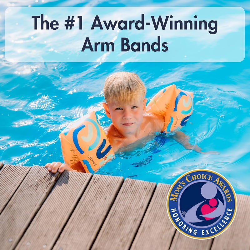 Limmys Premium Kids Floaties – Safe & Comfortable Arm Floaties for Toddlers and Children Ages 1 to 6 – Soft Water Wings and Durable Swim Floaties for Boys & Girls - Image 2
